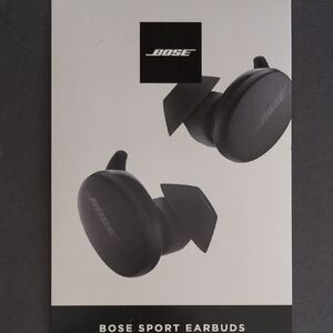Bose Black Earbud Headphones Wireless Sport